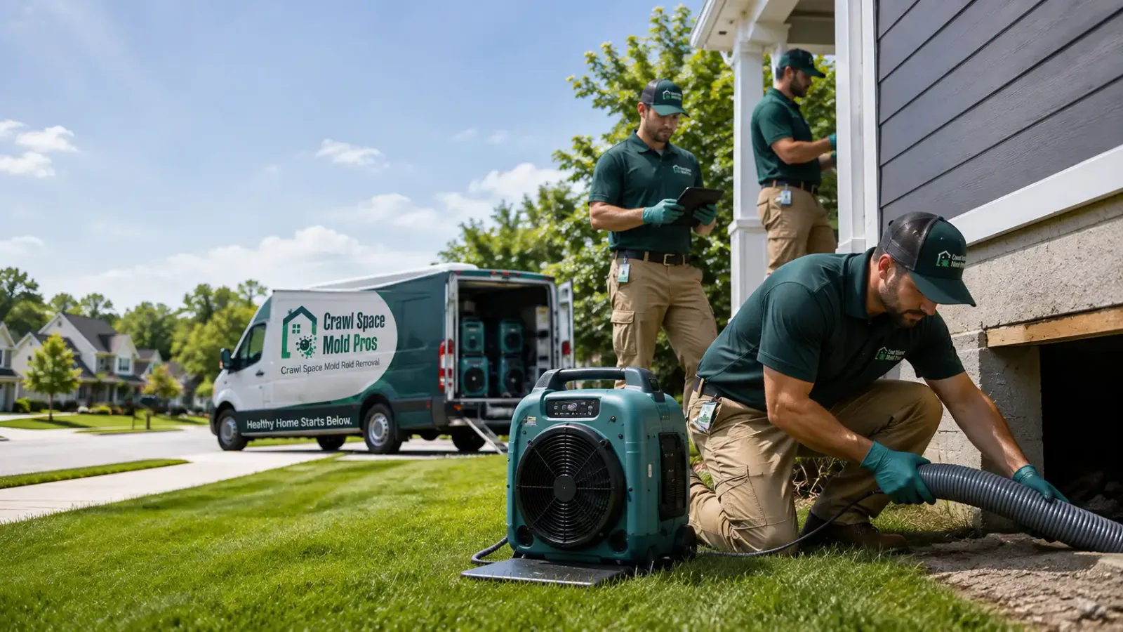Crawl Space Mold Removal in Lisbon, OH